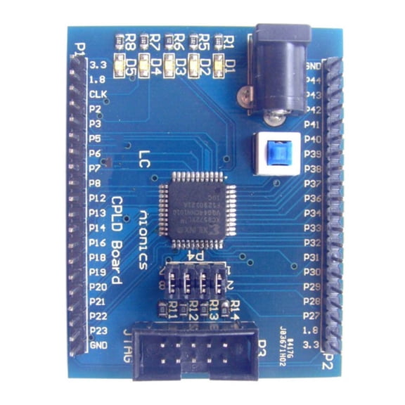 7829 Advanced XC2C32A Development Board Training Device Including Multiple Connection Port For Education And Design Creation