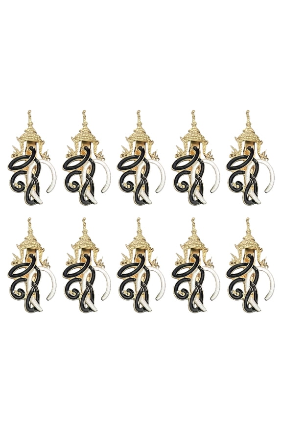 7829 Alloy Bows Shaped Pin Enamel Ribbon Pin Badge Clothing Accessories for Women