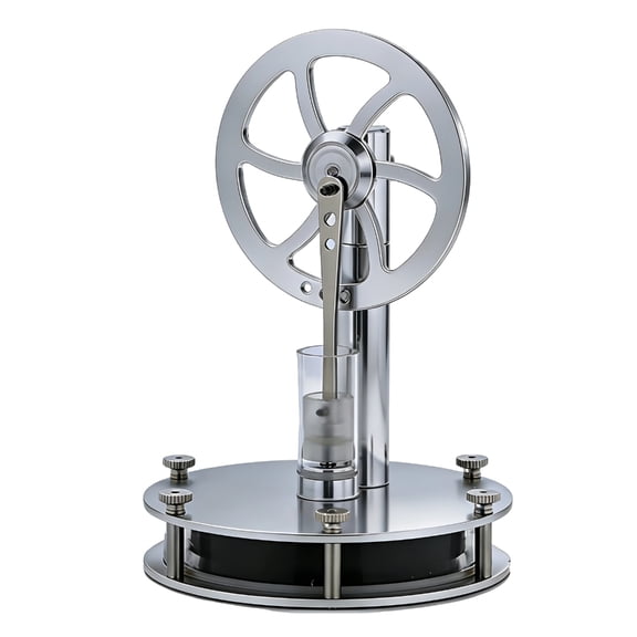7829 Alloy Stirling Engine Model Physics Teaching Aid Educational Thermodynamic Experiment Demonstration Tool for Classroom