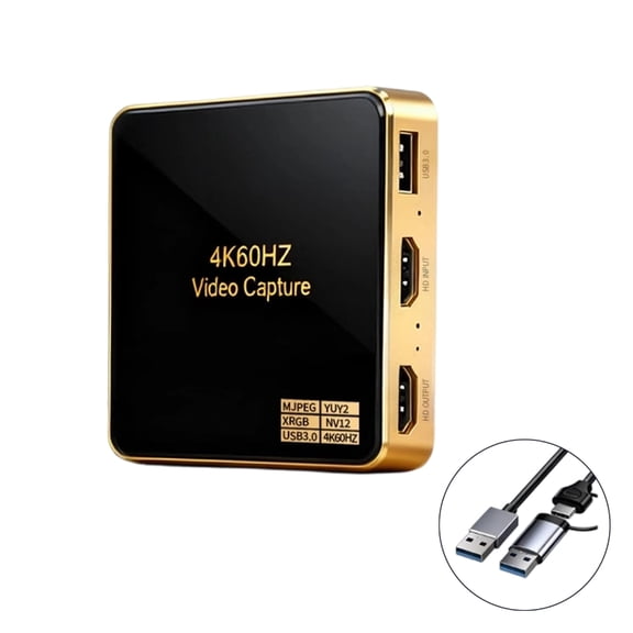 7829 Aluminum Alloy Video Capture Card Supporting 4K 60Hz And Passthrough Function