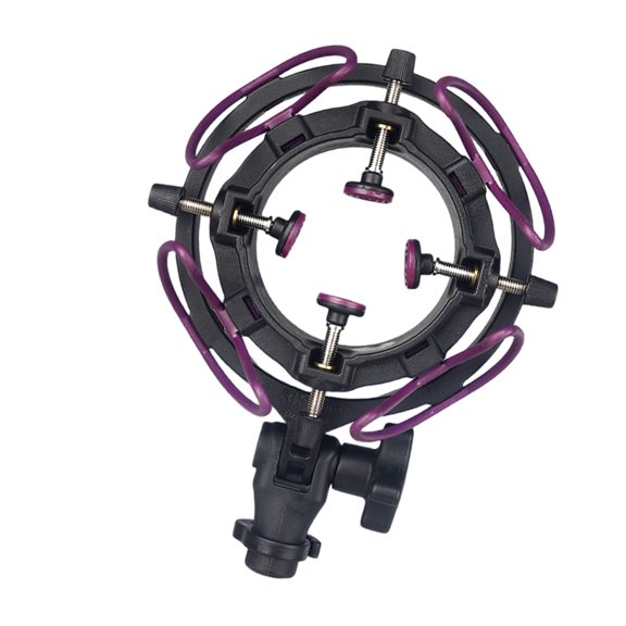 7829 AntiVibration Microphone Mount With 180°Flexible Positioning Plastic Build
