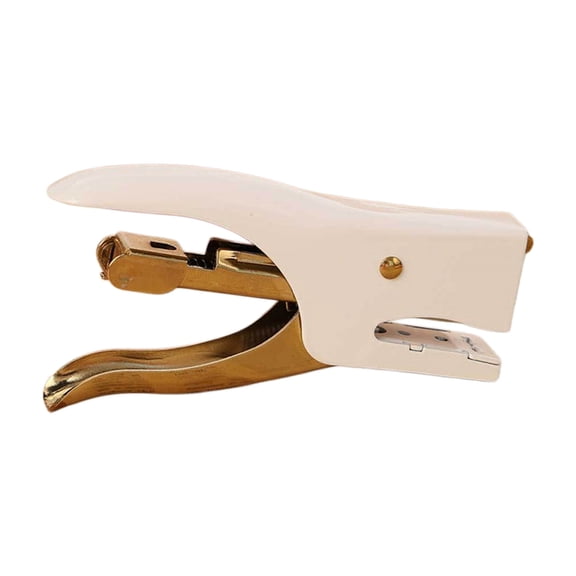 7829 Antique Handheld Stapler 8 Sheets Capacity Ergonomic Plastic Metal Stapler Office Stapling Machine for Food Delivery