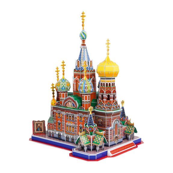 7829 Architectural Display Model Church/Tower Bridge Building Blocks Set Collectibles