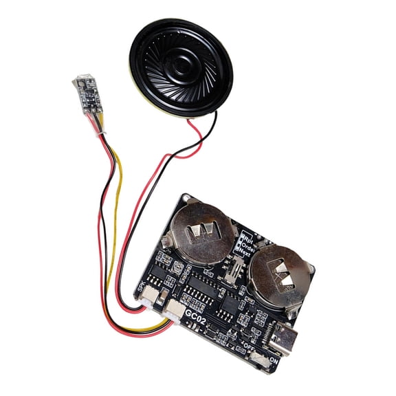 7829 Battery Power DIY Sound Recording Module 8MB Recordable Sound Button USB C Port For Greetings Cards And Messages