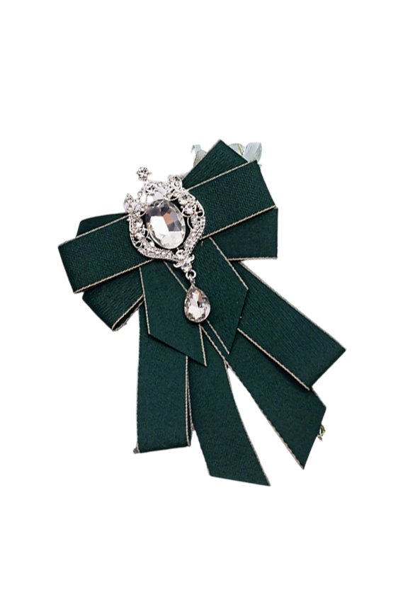 7829 Beautiful Rhinestones Butterfly Bows Pin With Crystal For Ladies Stylish Jewelry