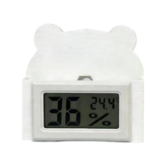 7829 Bird Cage Temperature Humidity Monitor Plastic Material Hygrometer Thermometers
