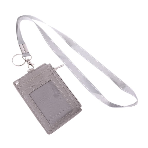 7829 Business Credit Card ID Badge Coin Purse Holder Neck Strap Lanyard Keychain
