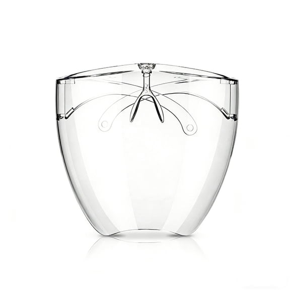 7829 Comfortable Face Guard Transparent Design Full Face Shield CoverMa--For Cycling Workplace and Construction Safety