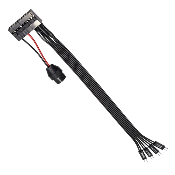 7829 Convenient 20Pin Motherboards Front Panel Jumpers Wire For Systems Quick Secure Connection