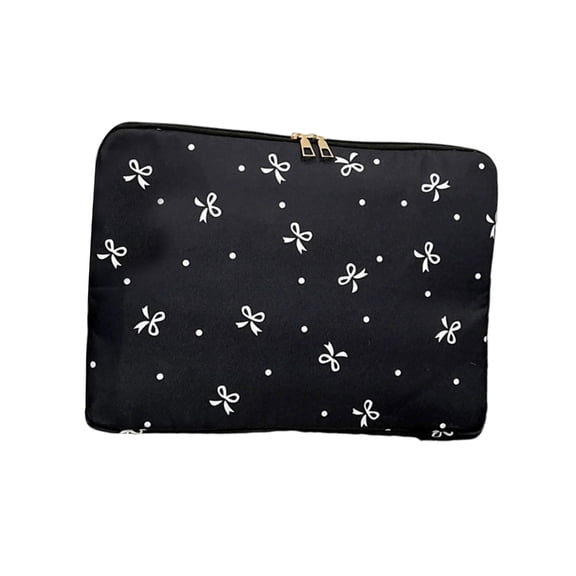 7829 Cute Bows Carrying Laptop Bag Laptop Sleeve Case Bag Computer Protect Case Pouch for Work Travel