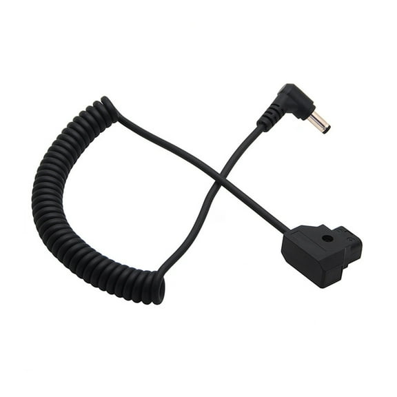 7829 D-TAP Plug to for DC 5.5x2.5mm Port for DC Monitor Supply Cable Spring Power Wire BMCC BMPC 4K Camera DSLR Rig Power Cab