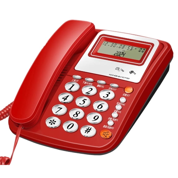 7829 Desk Telephone Fix Landline Phone Oversized Keypad Universal for Home and Office