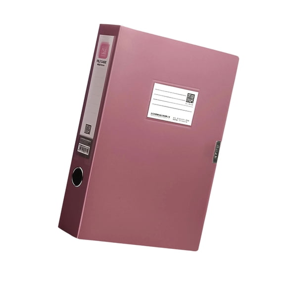 7829 Document Filling Box with Label Window Waterproof Plastic File Organiser Box