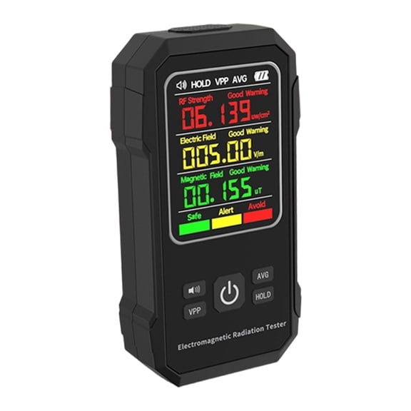 7829 Easy Carry Meter Digital Electromagnetic Radiation Tester with Wide Detection Ranges Suitable for Kitchen & Workplace