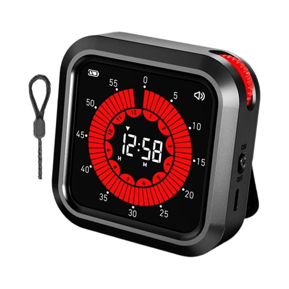 7829 Easy To Use Kitchen Timer With Large Number Perfect For Baking And Studying Magnetic Back Countdowns Device