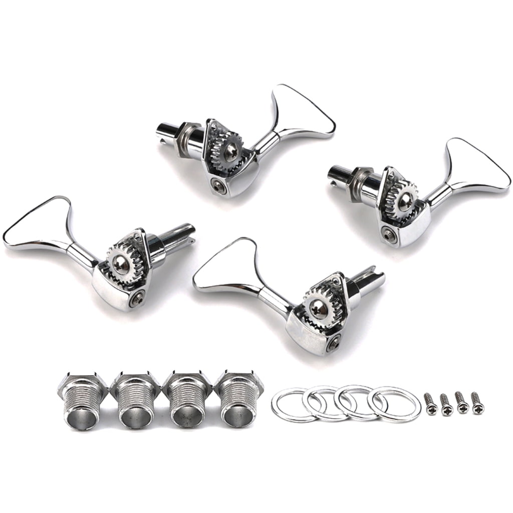 7829 Electric Bass Tuner Peg Replacement 1:20 Ratio Open Gear Tuning Key Pegs Machine Head Knobs Bass Hardware Enduring