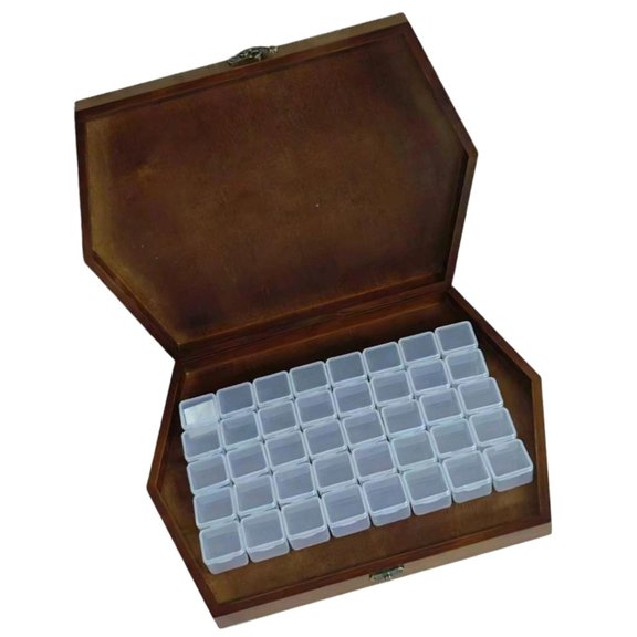 7829 Elegant Wooden Herb Planter Box with Integrated Storage Compartment Multiple Functional Wooden Gardening Box for Tools