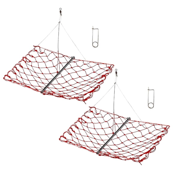 7829 Foldable Crabs Trap Crabbing Net Square Castable Crabs Trap Fish Net Enduring