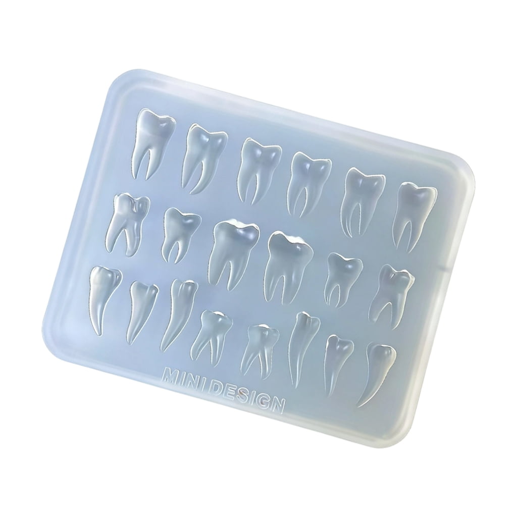 7829 Food Safe Silicone Teeth Mould Easy to Demold for Various Craft ...