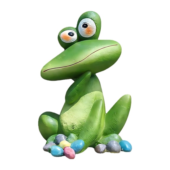 7829 Funny Frogs Figurine ResinAn1ma1Statue For Home Or Garden Patios Display Gift