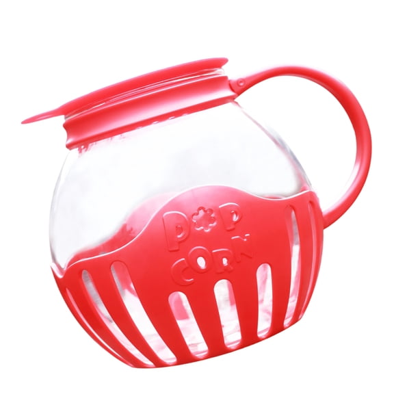 Large Capacity Microwave Popcorns Machine Premium Glass Construction Secure and Practical Use for Delicious Treats