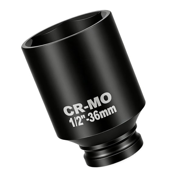 7829 Heavy Duty 12 Point Short Socket Bit 1/2inch Drive 36mm Ratcheting Wrench Socket