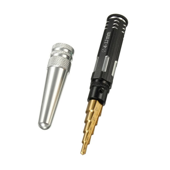 7829 Heavy Duty High Speed Steel Step Reamer Trapezoidal Drill Bit Ideal For Detailed Model Work And Craft Applications