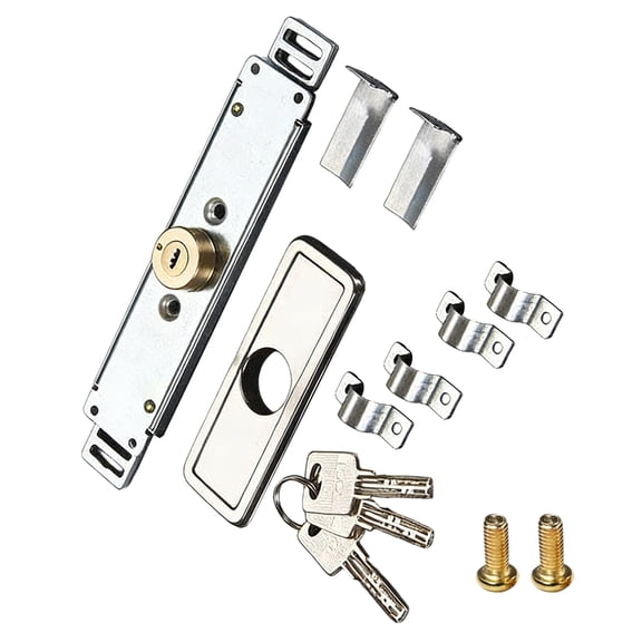 7829 Heavy Duty Iron Roller Shutter Door Lock Rolling Security Door Lock Garage Home Hardware For Shop Garage Warehouse