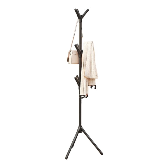 7829 Industrial Style Floor Coat Rack Modular Coat Hanger Bedroom Storage for House