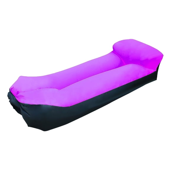 7829 Inflatable Lounge Chair Polyester Fabric Ergonomic Comfort Camping Gear
