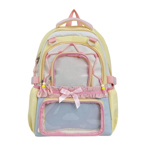 7829 Itabag Backpacks Purse,Clear Shoulder Bag Clear Pin Display Daypack Travel Bags