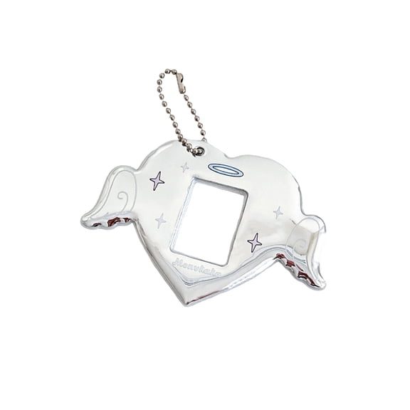 7829 Korean Popular Photocard Holder Keychain ID Badge Holder with Keychain Student Bus Card Pendant Keychain for School,