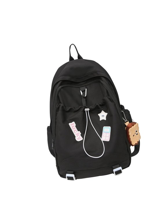 7829 Korean Styles Backpack School Bag Contrast Color Backpack Lovely Casual Daypacks