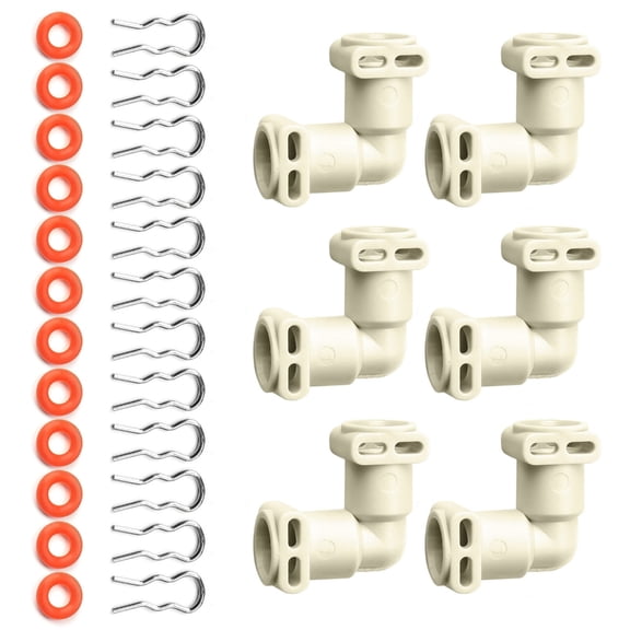 7829 L Shaped Coffee Machine Adapter Replacement Coffee Machine Fluid Connector