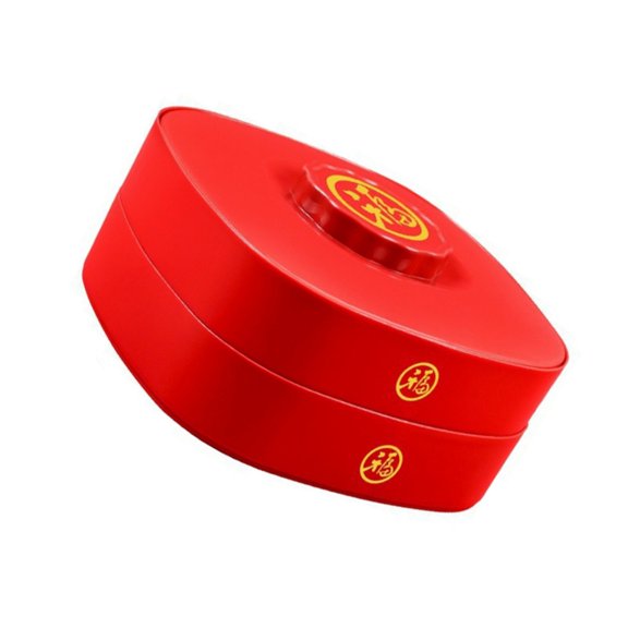 7829 Large Capacity Divided Candy Container Food Grade Plastic Materials Dry Fruit Storage Tray Suitable For Family Event