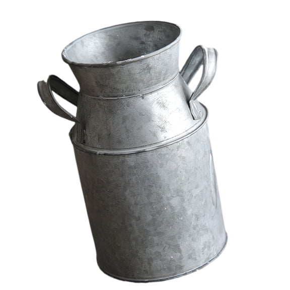 7829 Large Rustics Farmhouse Vases for Flowers Retro Metal Milk Jugs Kitchen Decorations Retro Decorative Pitcher Vases