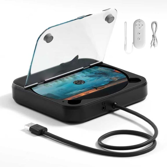 7829 Lightweight External Disc Player For Car Offering Easy Plugs And Play Functionality for Travel Daily Commute Easy To Carry