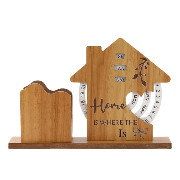 7829 Manual Calendar Desktop Ornament with Strong Base Perfect Gift for Any Occasion