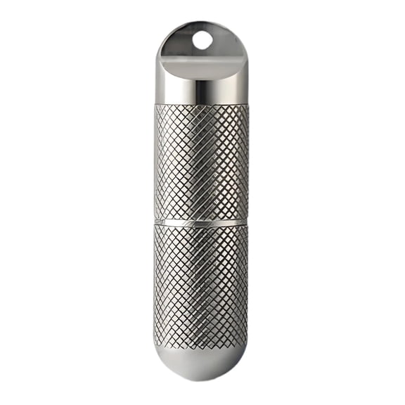 7829 Metal Alloy Pills Box Portable Waterproof Medicine Box Case Holder Container Bottle Small Travel Medicine Bottle