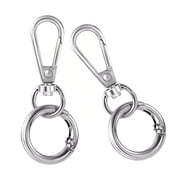 7829 Metal Swivel Lobster Claw Clasps,Keychain Clip with Large Key Rings DIY Crafts