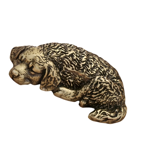 7829 MetalAn1ma1Statue Dog Figurines Dog Decorative Objects for Office Home Decors