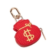 7829 Mini Coin Purse Keychain Small Money Bag Shaped Keychain Wallet Purses Bag Charm1eatherCoin Pouch for Women Girls