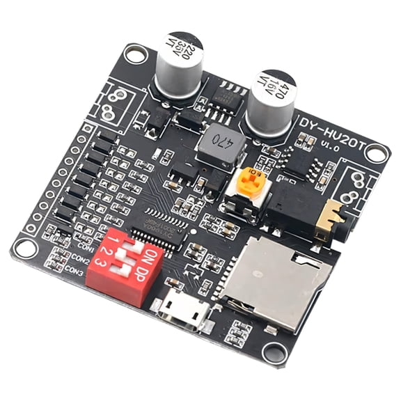 7829 Miniature 20W Sound Playback Board With USB And TF Card Support For Educational Tool DC6-35 v Sound Board for Electronics