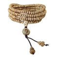 thumbnail image 1 of 7829 Minimalist Bodhi Cores Multi Strand Bracelet For Men Women Smooth Wood Beads Everyday Casual Zen Inspired Accessory, 1 of 12