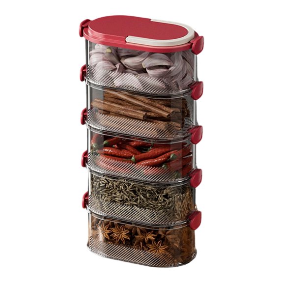 7829 Modularized Stackable Kitchen Organizers Flexible Designs Space Saving Storage Solution