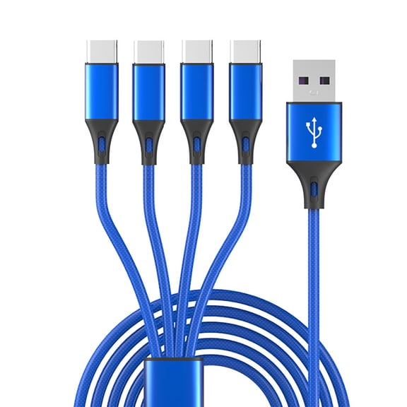 7829 Multi Charging Cable Multi USB Cable USB Charging Cable Nylon Braided Universal 3/4/5 in1 Multi Charger Cable Adapter