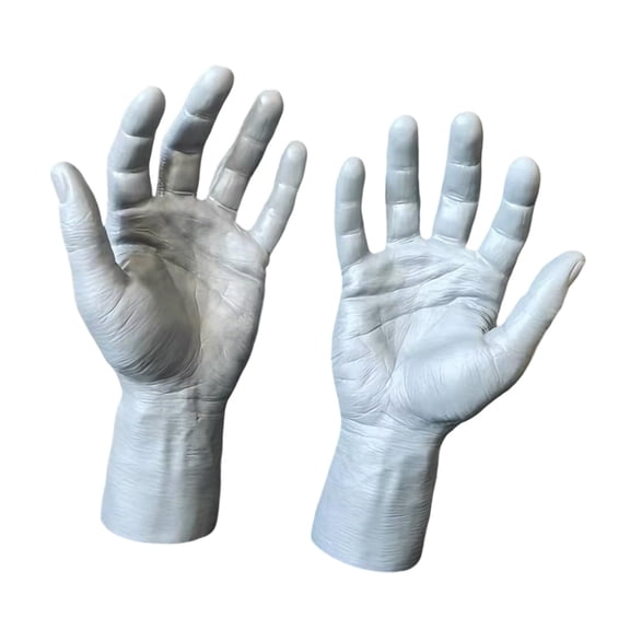 7829 Multifunctional PVC Hand Mold for Retail Display Realistic Texture PVC Construction Easy Cleaning Portable Design