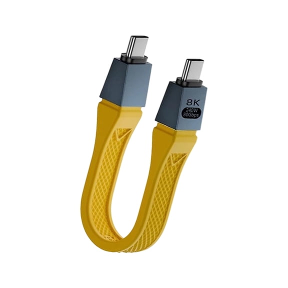 7829 Multiple Device USB4 Cable Thunderbolt5 Support 40Gbps Speed 100W Charging TPE Durability