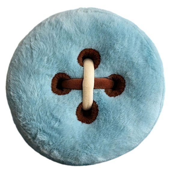 7829 Multipurpose Round Seat Pad Button ShapeFur--Cushion PP Cotton Filling Floor Pillow For Home Decoration Relaxation