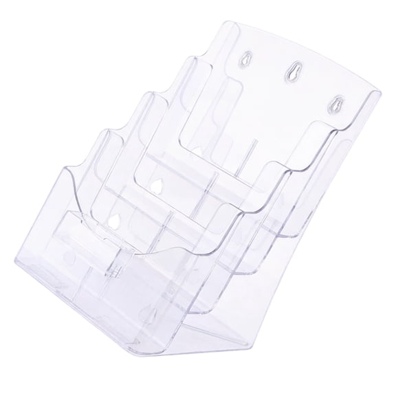 7829 Multitier Acrylic Display Stand For Organized Storage Of Files Magazines And Documents In Offices Or Home